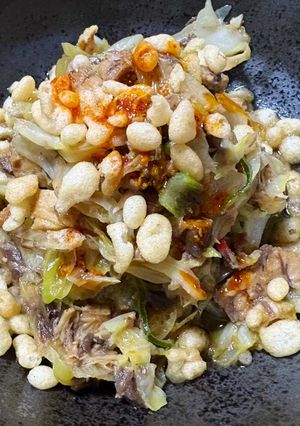 塩分0.7:サバ缶とキャベツの炒め物-レシピのメイン写真