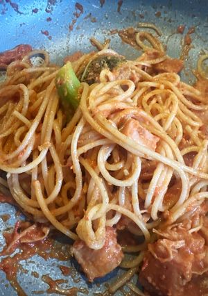 トマト缶のパスタ-レシピのメイン写真
