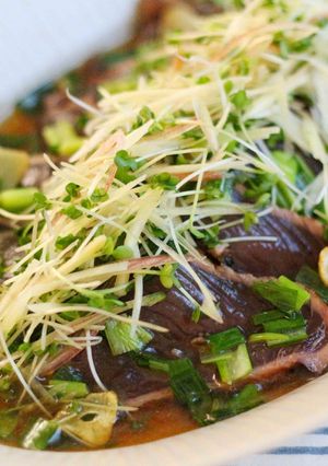 南蛮酢でさっぱり！薬味たっぷりかつおのたたき-レシピのメイン写真