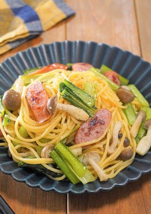 簡単ランチに♪簡単うま塩和風パスタ-レシピのメイン写真