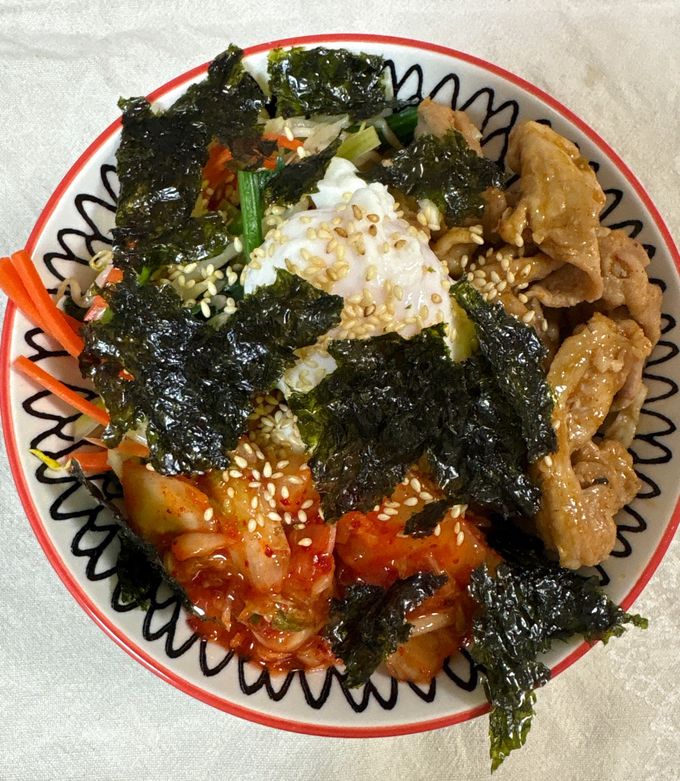 豚肉でビビンバ丼-レシピのメイン写真