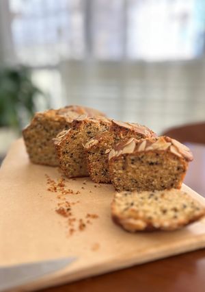 米粉で簡単 きな粉と黒胡麻パウンドケーキ-レシピのメイン写真