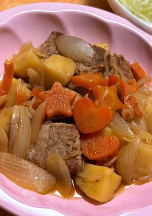 肩ロース焼き肉じゃが-レシピのメイン写真