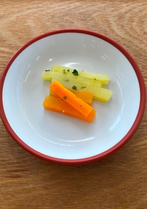 【離乳食後期】ポテトとにんじんののり和え-レシピのメイン写真