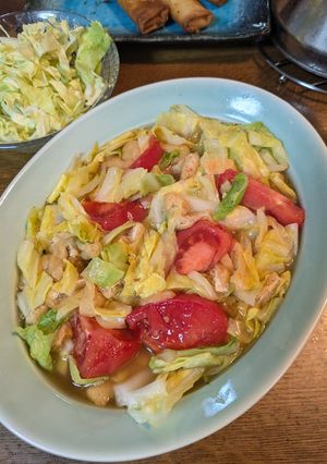 春キャベツと油揚げのだし煮-レシピのメイン写真
