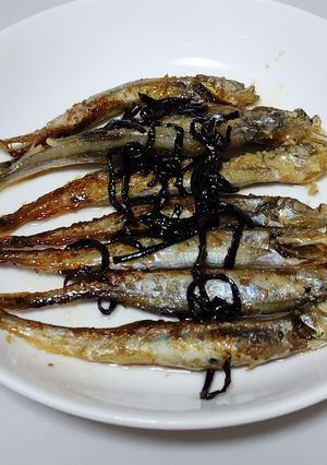 ししゃもの揚げ焼き(味醂塩こんぶ味)-レシピのメイン写真