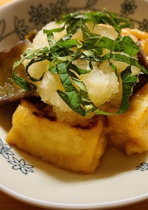 カリじゅわ茄子厚揚げのおろし雲がけ-レシピのメイン写真