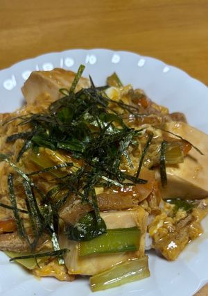 豆腐と小松菜のふんわりあんかけ丼-レシピのメイン写真