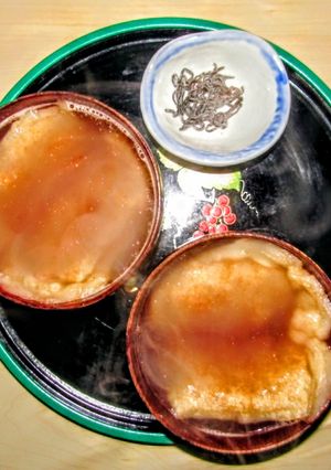 「バター餅ぜんざい」-レシピのメイン写真