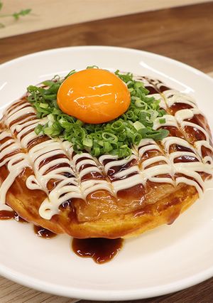 時短もてなしメニュー！炊飯器でお好み焼き-レシピのメイン写真