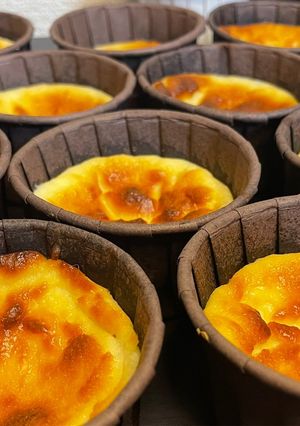 材料4種類の濃厚バスクチーズケーキ-レシピのメイン写真