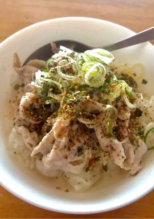 豚肉とわさびのお茶漬け-レシピのメイン写真