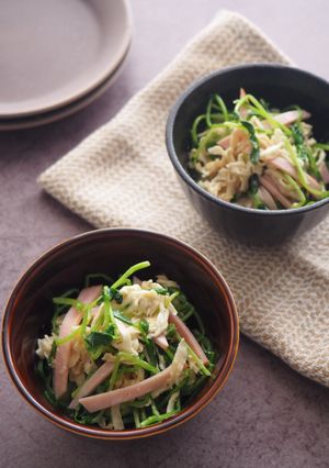 切り干し大根と豆苗のからしマヨネーズ-レシピのメイン写真