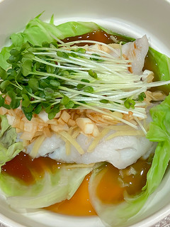 白身魚の中華風レンジ蒸し-レシピのメイン写真