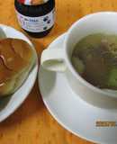 しいたけベーコンのあったかスープ😋