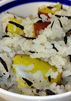 さつまいも（栗かぐや）ひじきご飯-レシピのメイン写真