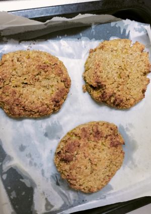 ずんだ餡INソイオートミールパンケーキ-レシピのメイン写真