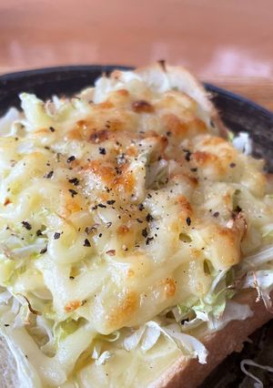 キャベツたっぷりのチーズトースト♡-レシピのメイン写真