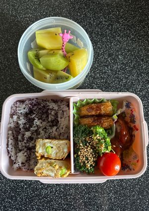20250414 高3新学期🌸お弁当-レシピのメイン写真