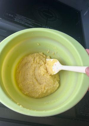 レンジでポレンタ-レシピのメイン写真
