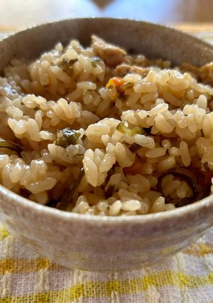 炊き込みご飯に塩昆布で旨味増し増しご飯-レシピのメイン写真