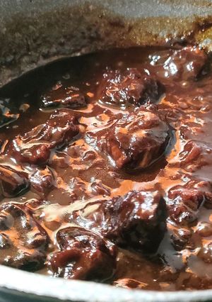 【試行錯誤の】牛肉の赤ワイン煮込み-レシピのメイン写真