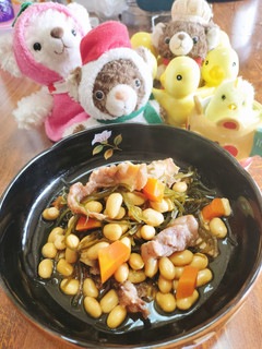 お豆さんの煮物(大豆の煮物)美味しい-レシピのメイン写真