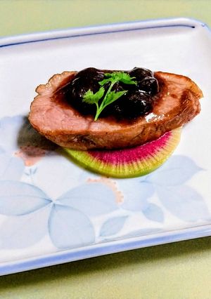 新年会！合鴨スモークと紅芯大根のおつまみ-レシピのメイン写真