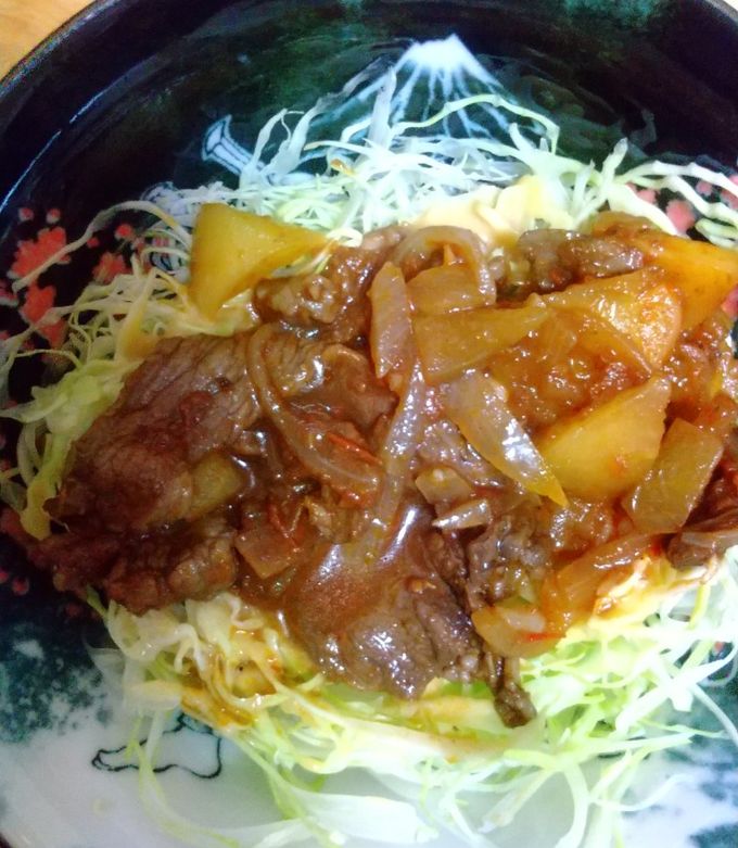 牛肉デミソースのキャベツ丼-レシピのメイン写真