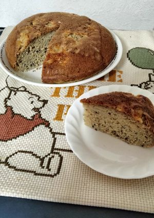 麦茶の出がらしの炊飯器ケーキ-レシピのメイン写真