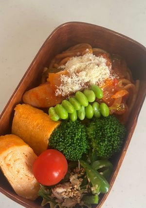 息子弁当145ナポリタン-レシピのメイン写真