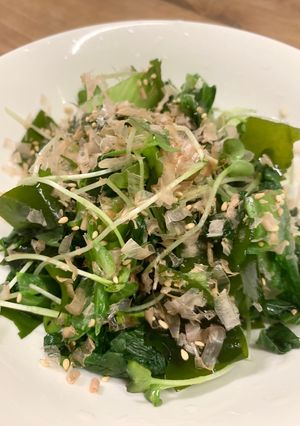 レタスの外葉でシャキシャキサラダ-レシピのメイン写真