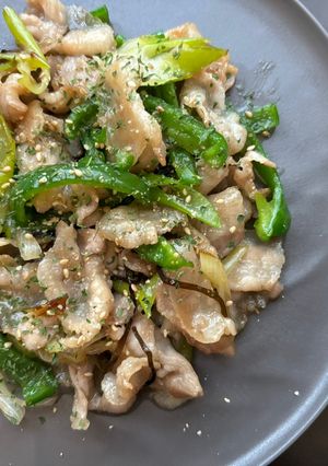 豚バラ＋ネギ×塩昆布＋みりん-レシピのメイン写真