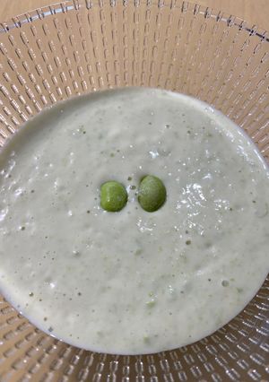 豆腐と枝豆の冷製スープ-レシピのメイン写真
