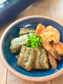 簡単♪茄子と海老の煮浸し(揚げ浸し風)-レシピのメイン写真
