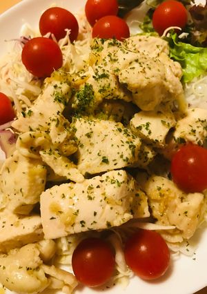 鶏肉のガーリックバターの生姜炒め-レシピのメイン写真