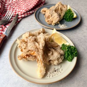 失敗なし！舞茸のフリッター【卵不使用サクサク衣】