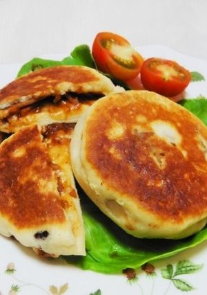 HMで！ハムチーズみそだれお焼き-レシピのメイン写真