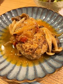 簡単煮込みハンバーグ(トマト味噌)-レシピのメイン写真