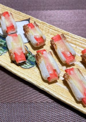 ちくわカニカマのチーズ🧀焼き😃-レシピのメイン写真