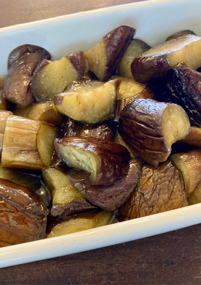 揚げたみたいなナスの焼き浸し-レシピのメイン写真