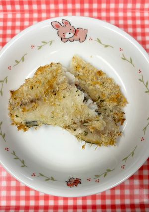 [保育園幼児食]あじのパン粉焼き-レシピのメイン写真