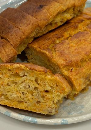 袋で簡単！にんじんバナナパウンドケーキ-レシピのメイン写真