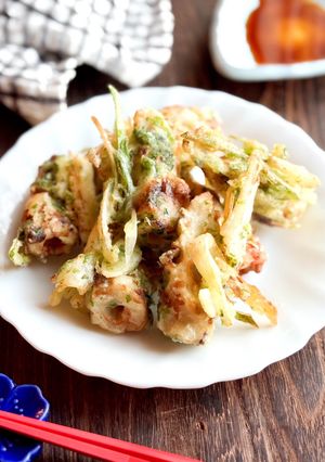 10分で簡単🎶ちくわとネギの磯辺揚げ-レシピのメイン写真