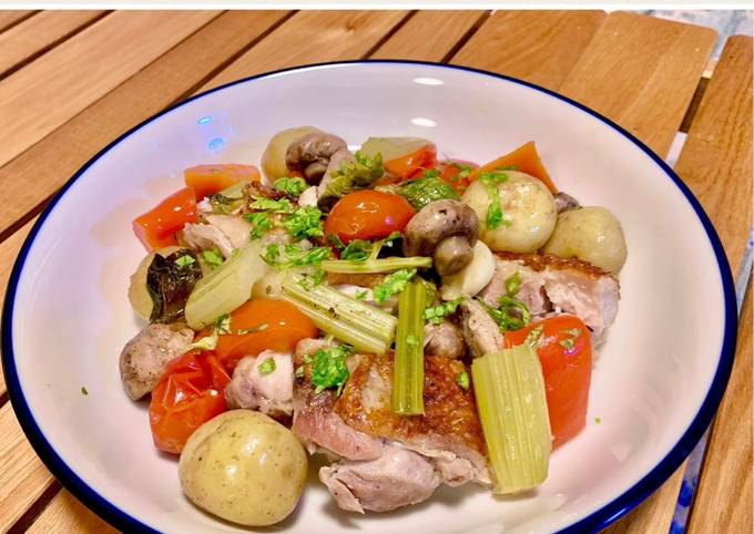 ストウブ 簡単鶏肉料理 STAUB by ななこ丼 【クックパッド