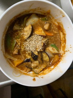 根菜茄子白菜上海風焼きそば味温野菜サラダ-レシピのメイン写真