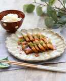 豆腐ととろろのうなぎのかば焼き風