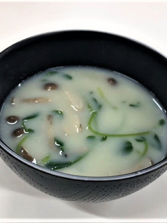 豆苗の豆乳スープ-レシピのメイン写真