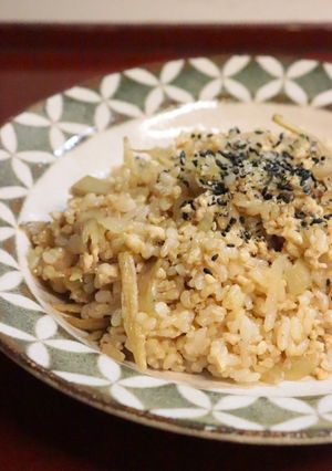 ごぼうの風味で美味★鶏ごぼうチャーハン-レシピのメイン写真