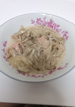 【骨取り鮭で】鮭としめじのクリーム煮-レシピのメイン写真